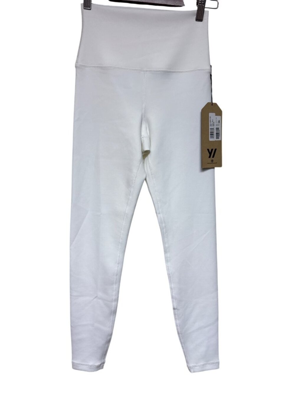 NWT James Perse Yosemite White Performance Leggings Women's Size 1 Small Active